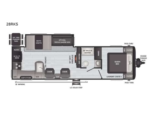 2020 Keystone Hideout RKS 28 - Image 4